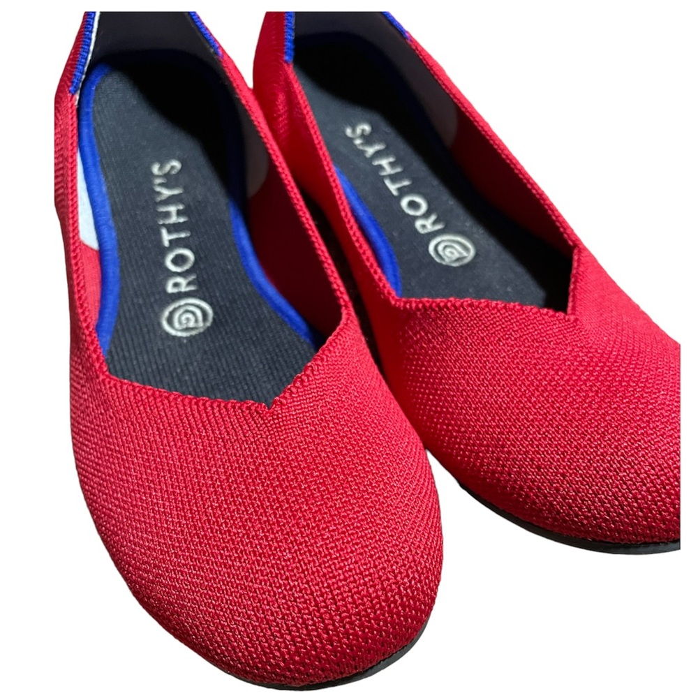 Red Round Toe Rothy’s Size 8 - Picture 13 of 15